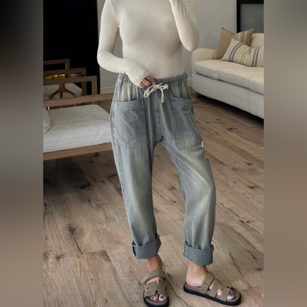 Shop Talulah - railroad striped pants - S
